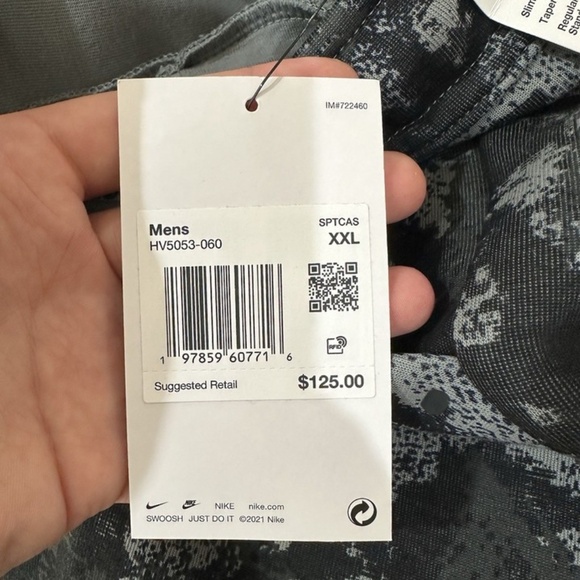 Nike Sportswear Tech Fleece Joggers Pants Gel Camo Grey/Black Mens Sz XXL NEW - Picture 5 of 5